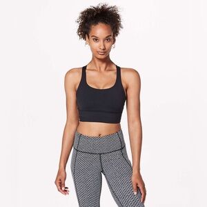 Lululemon Energy Bra Long Line *Orangetheory Edition* Black Size 8